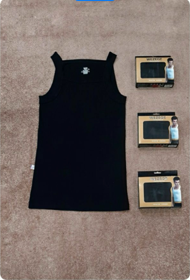 زیرپوش رکابی خشتی مدل تن تن